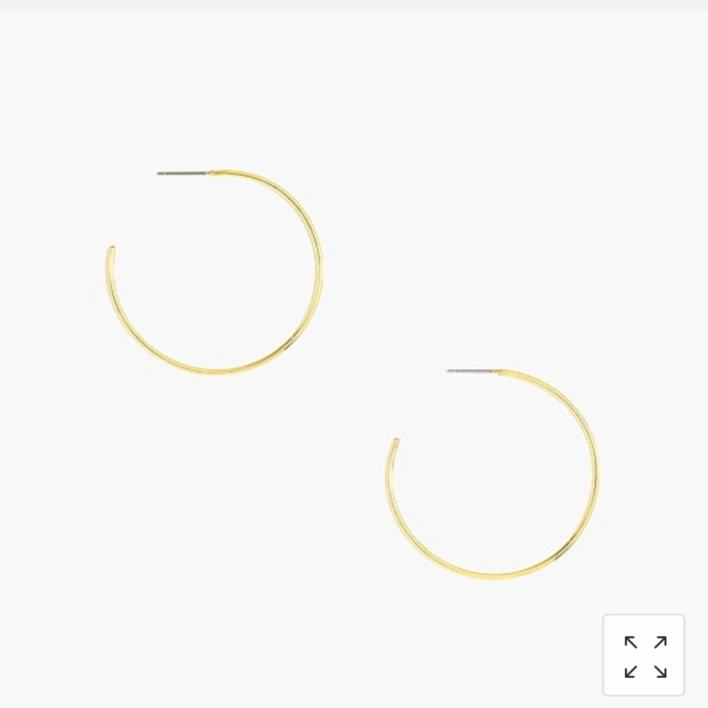 NWT- J. Crew simple hoop earring